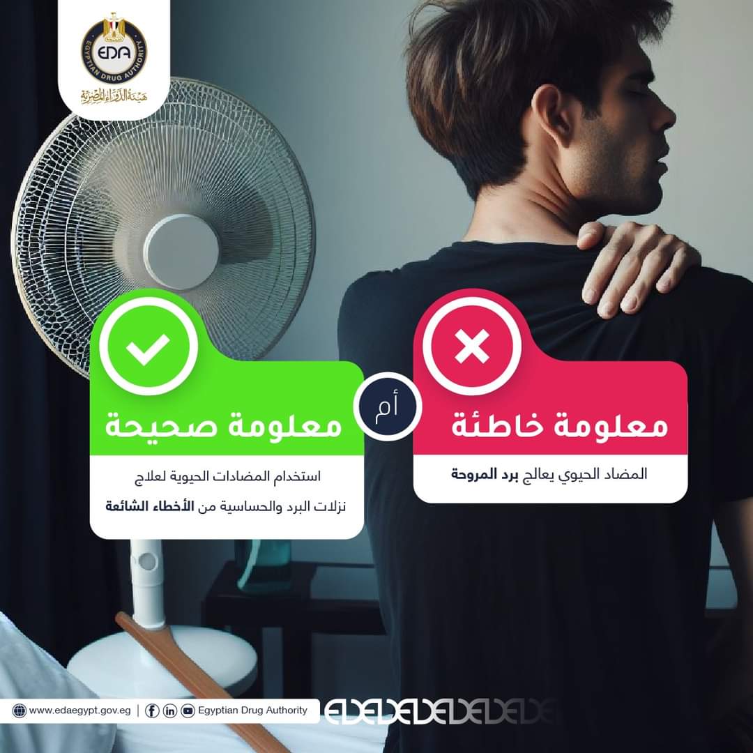 لا يعالج «برد المروحة».. الاستخدامات الصحيحة للمضاد الحيوي