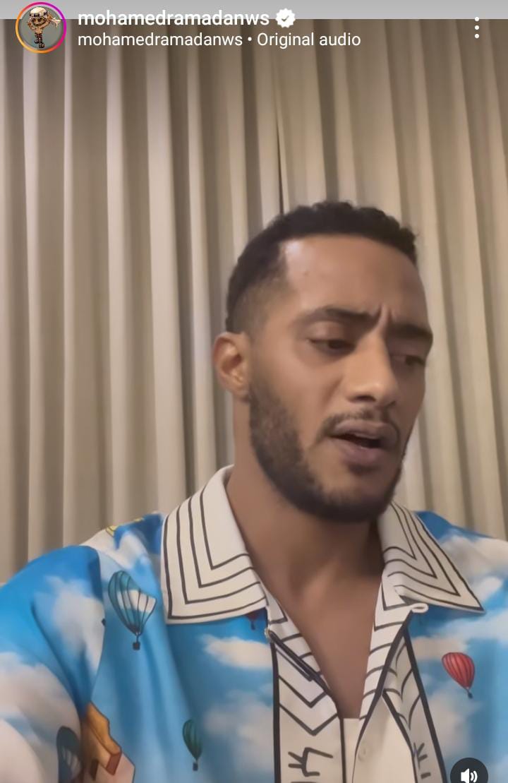 محمد رمضان يطالب متابعيه بعدم سماع أغنيته الجديدة