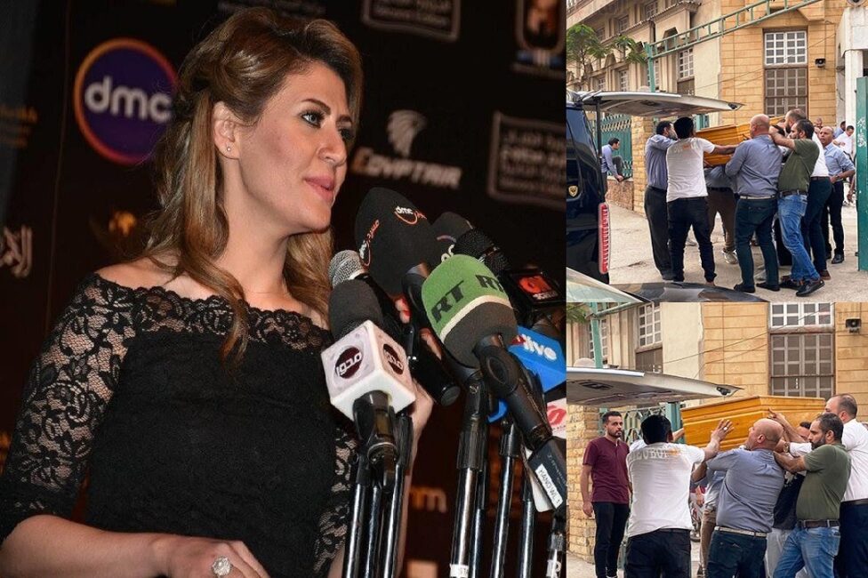 أسرة «سارة حسن» ترافق جثمانها بمسجد السلام