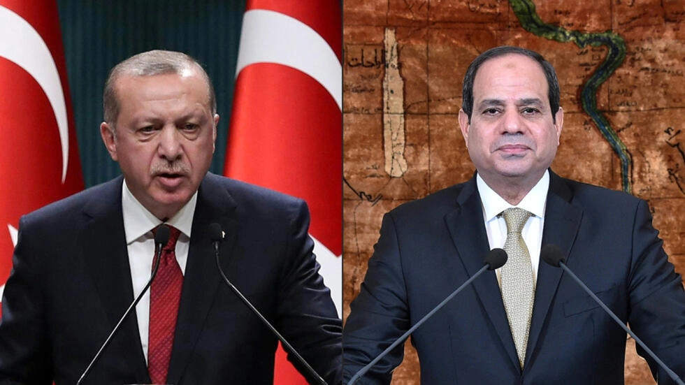 أردوغان يبحث مع السيسي انتهاكات الاحتلال الإسرائيلي في غزة