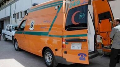 إصابة 10 أشخاص إثر حادث انقلاب ربع نقل بأسوان