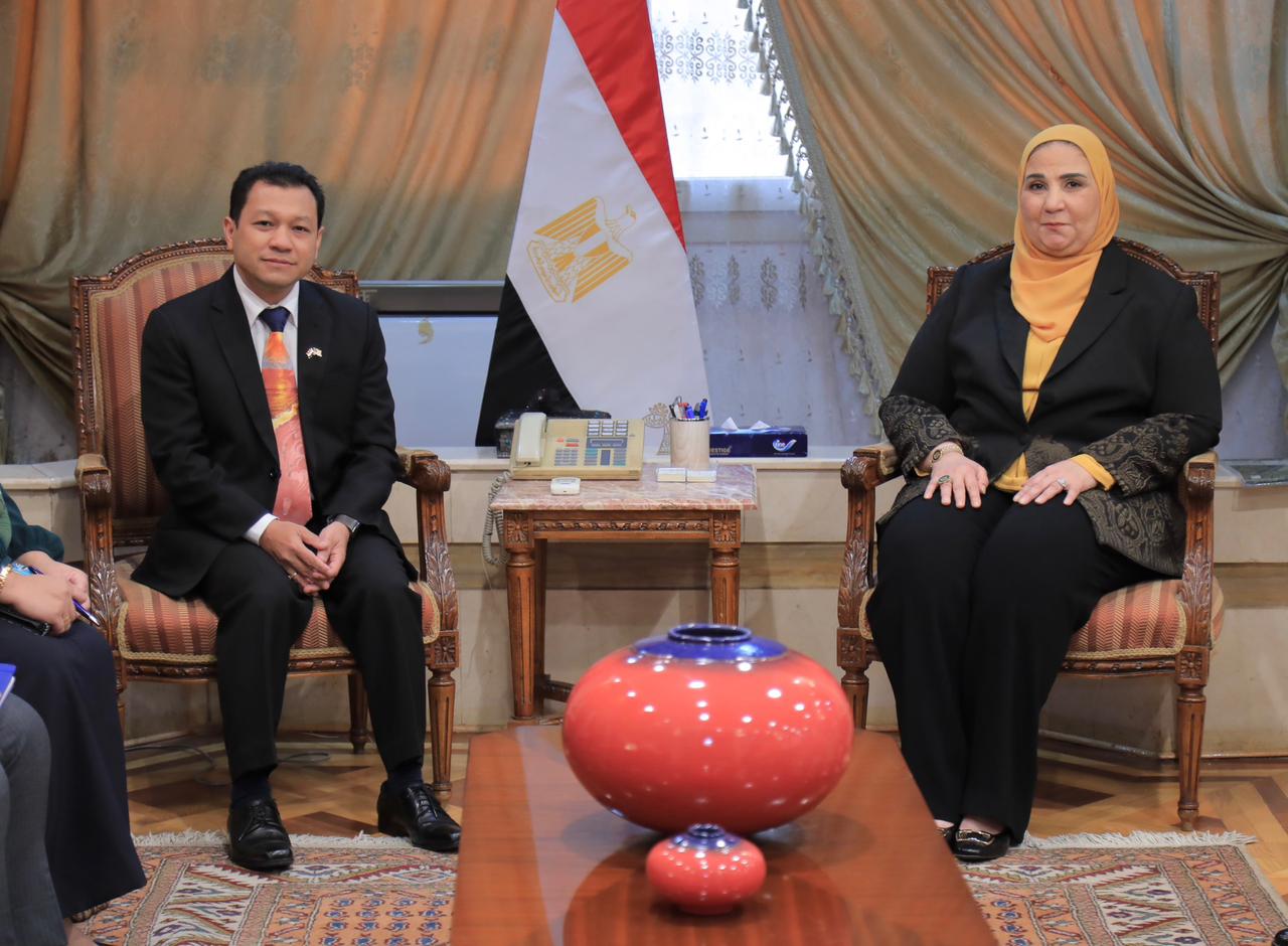سفير ماليزيا بالقاهرة يبحث مع القباج أعمال الإغاثة في غزة