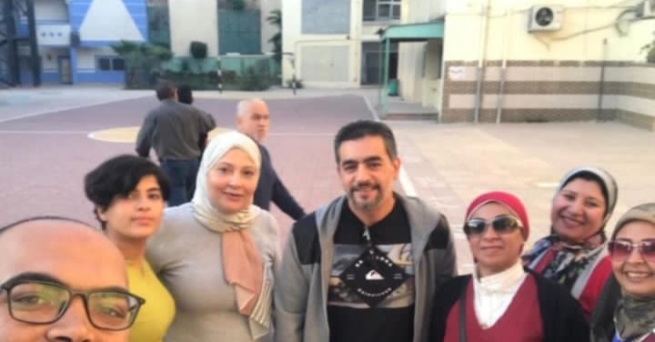 هاني سلامة يدلي بصوته في الانتخابات الرئاسية الجارية