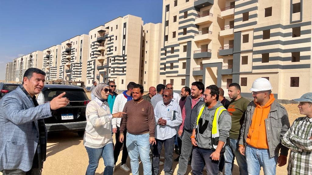 السويس الجديدة: متابعة مشروعات سكن لكل المصريين