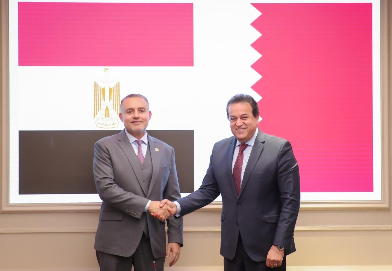 وزير الصحة يستقبل السفير القطري لتوسيع أفق التعاون