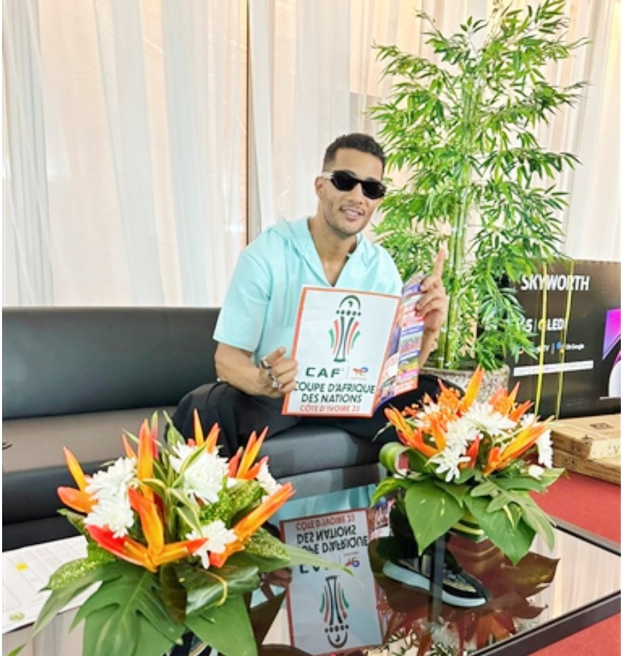 محمد رمضان في كوت ديفوار استعدادا لحفل إفتتاح بطولة أمم أفريقيا