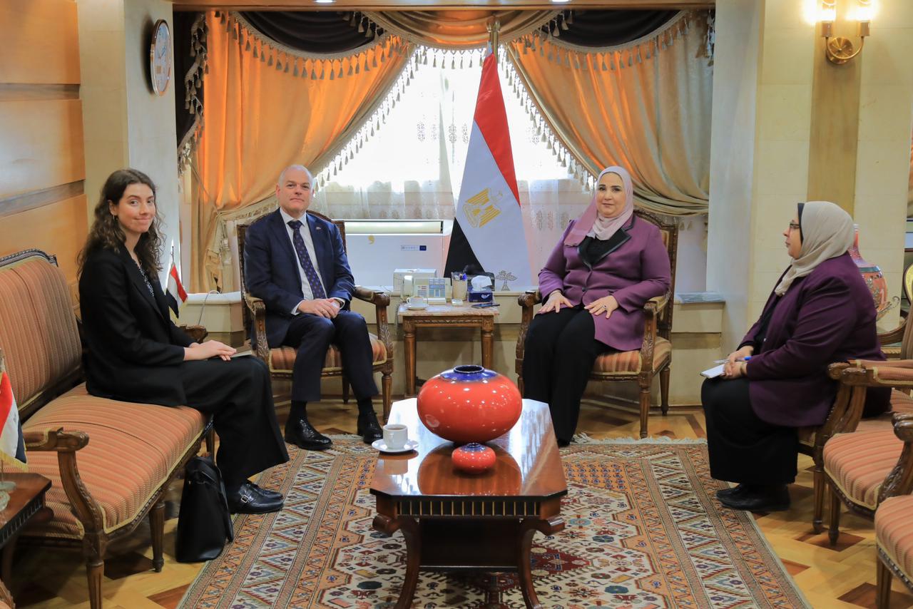 القباج تستقبل سفير استراليا بالقاهرة