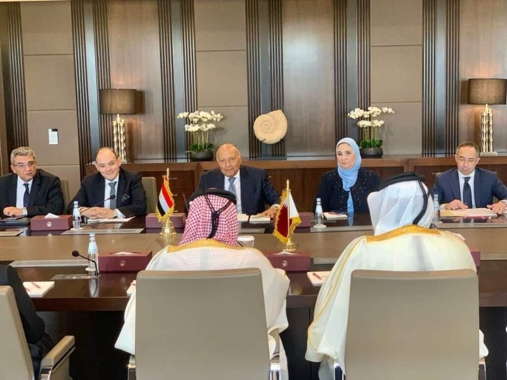 انعقاد أعمال الدورة الخامسة للجنة العليا المشتركة بين جمهورية مصر العربية ودولة قطر