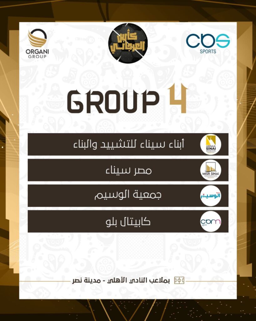 اليوم..إنطلاق بطولة كأس العرجاني على ملاعب الأهلي بمدينة نصر