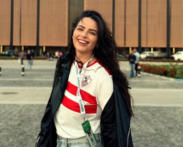 هنادي مهنا تحتفل بفوز الزمالك: اول مرة اروح ستاد القاهرة وربنا جبر بخاطرنا الحمدلله