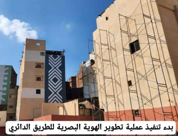 تكثيف الأعمال التنفيذية لمشروع تطوير الهوية البصرية للطريق الدائري