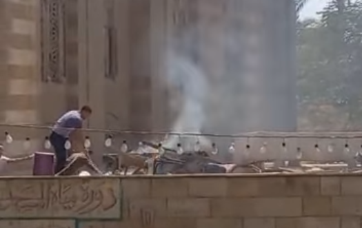 حريق مسجد أبو العلا