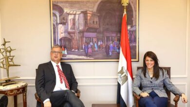 رانيا المشاط.. تعقد جلسة مباحثات مع السفير الهولندي بالقاهرة
