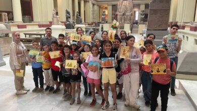 جولة بالمتحف المصري وورش متنوعة للأطفال ضمن فعاليات أتوبيس الفن الجميل 