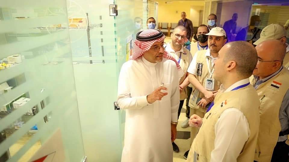 بالصور.. صحة السعودية تزور مقر بعثة الحج الطبية المصرية بمكة المكرمة