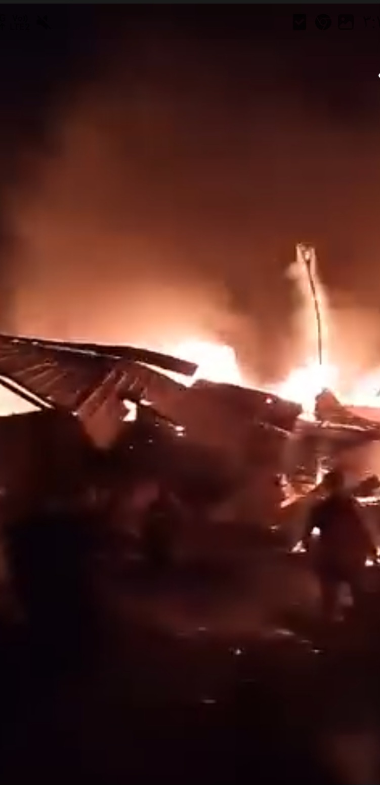 حريق بالزرايب 