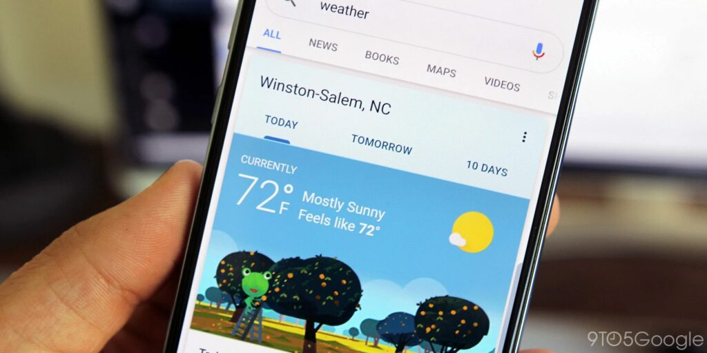 تحديث جديد لـ«Google Weather» يوفر تحسين توقعات الطقس لـ10 أيام مقبلة