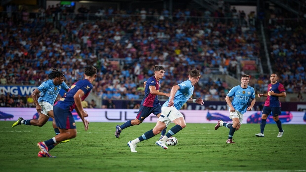 مباراة برشلونة ومانشستر سيتي