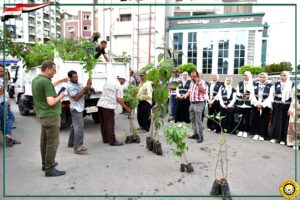 مبادرة تشجير محافظة الدقهلية من طلاب تحيا مصر