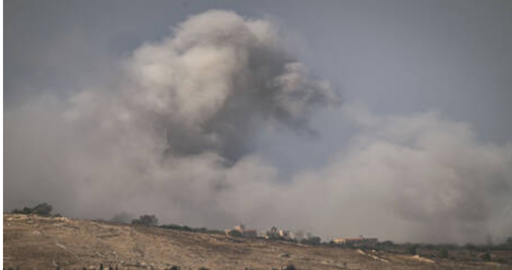 حزب الله يقصف مستعمرة كفر فراديم بـ الجليل الغربي بوابلا من الصواريخ 