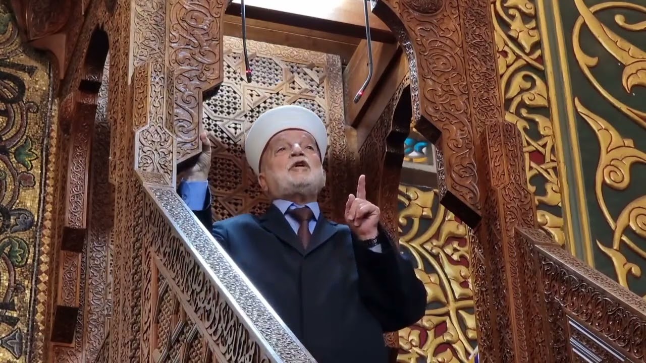 خطيب المسجد الأقصى المبارك الشيخ محمد حسين