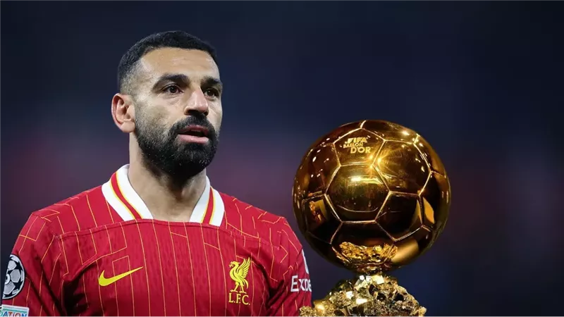 محمد صلاح رابعًا في سباق الكرة الذهبية 2025 بباريس