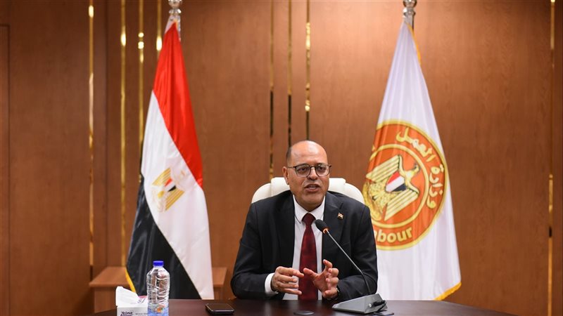 "وزير العمل يتواصل مع عاملة فقدت طفلتها داخل شركة نايل لينين جروب بالإسكندرية"