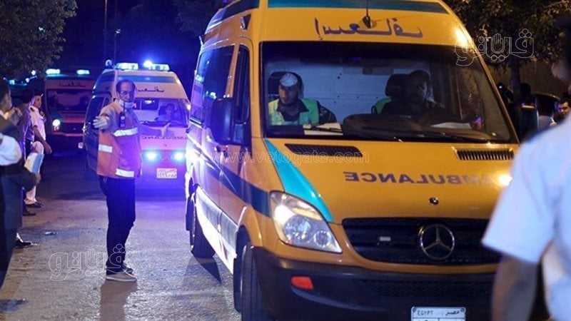 نقل مصابي حادث التصادم أمام مدينة الإنتاج الإعلامي إلى المستشفى وإعادة حركة المرور